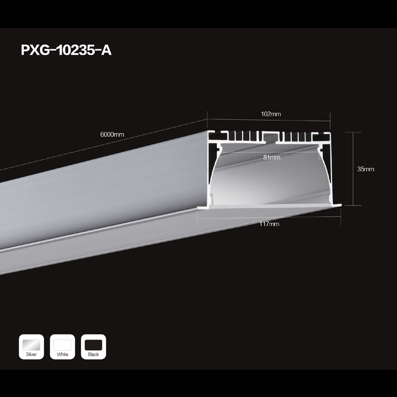 LED алюминиевый профиль с крышкой диффузора алюминиевый канал для светодиодной ленты