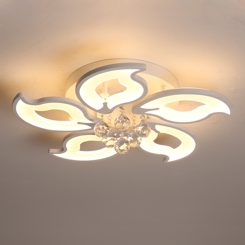 Потолочный светильник LED хрустальная люстра в форме цветка с 5\/8\/15 головками